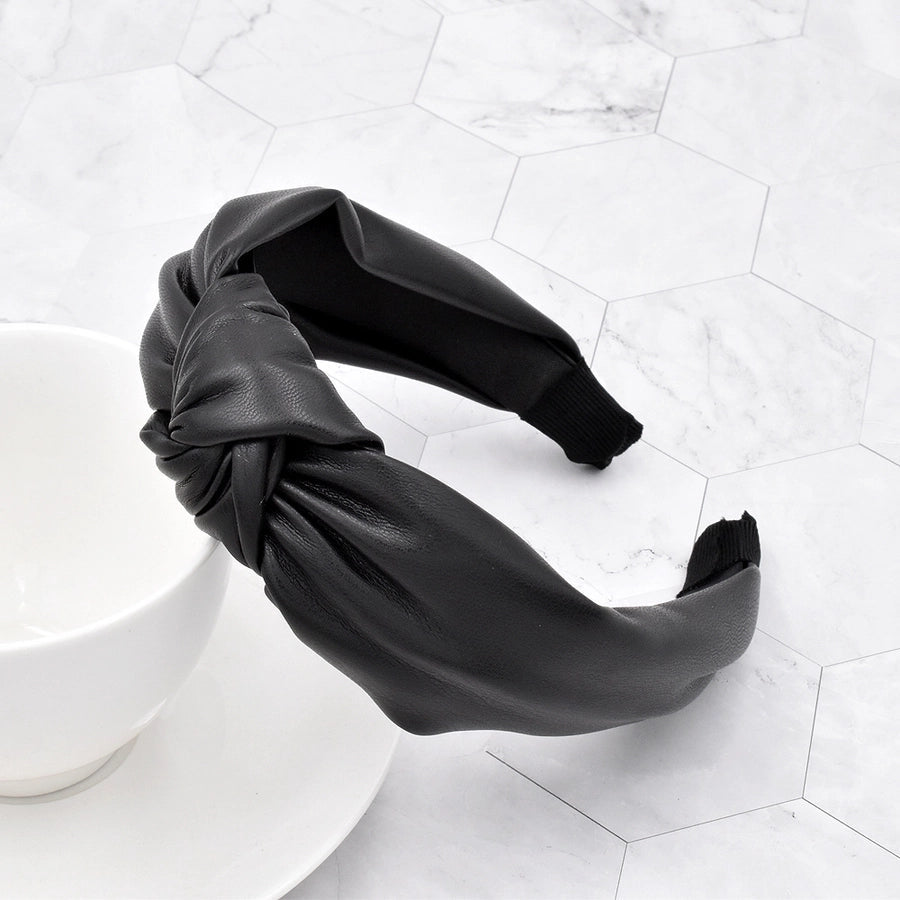 fashion style simple new knotted leather headband
