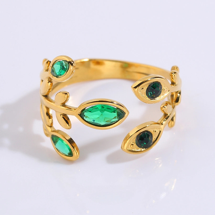 Jewelry Elegant Simple Style Classic Style Geometric 304 Stainless Steel Open Rings