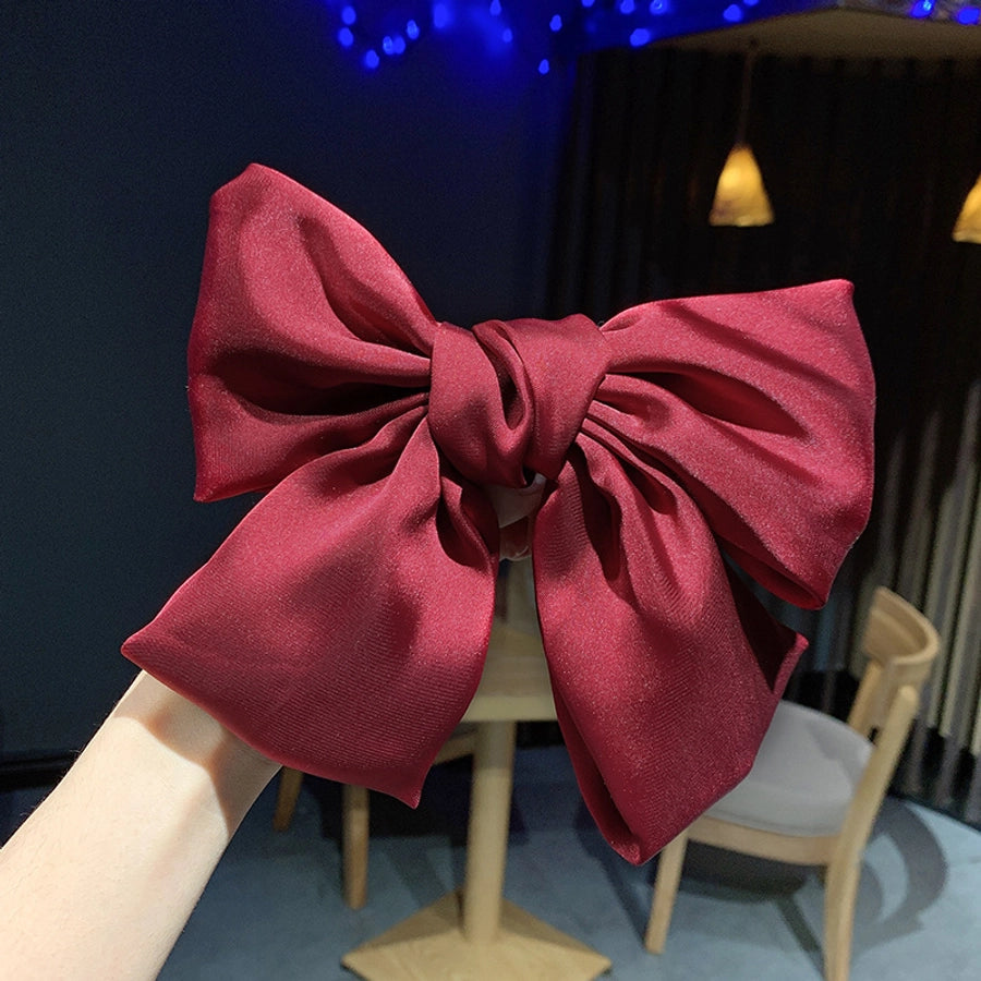 fashion bow knot cloth hair clip 1 piece