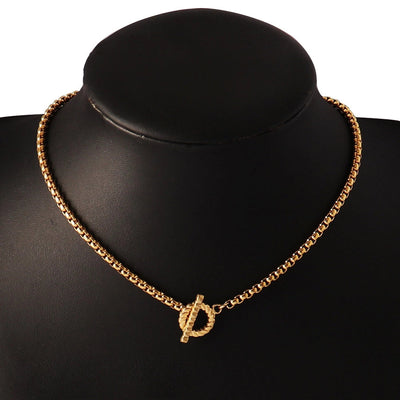 Jewelry Simple Style Classic Style Geometric 316 Stainless Steel  Plating Necklace