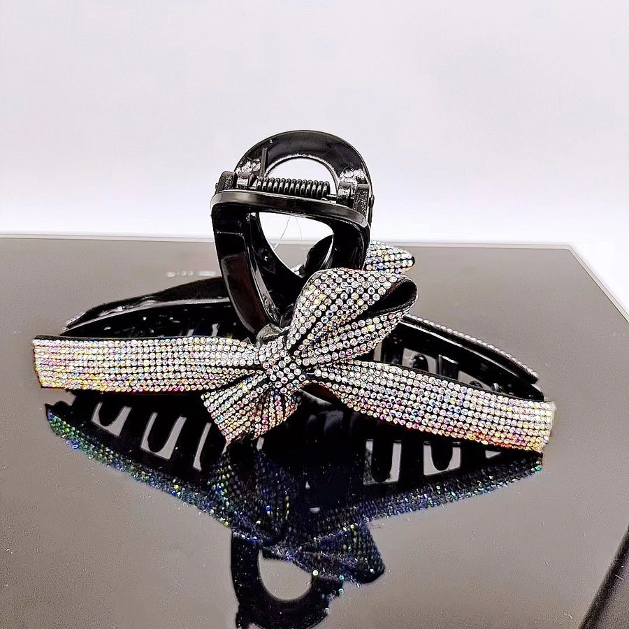 Women's Simple Style Classic Style Color Block Alloy Rhinestone Inlay Rhinestones Hair Claws