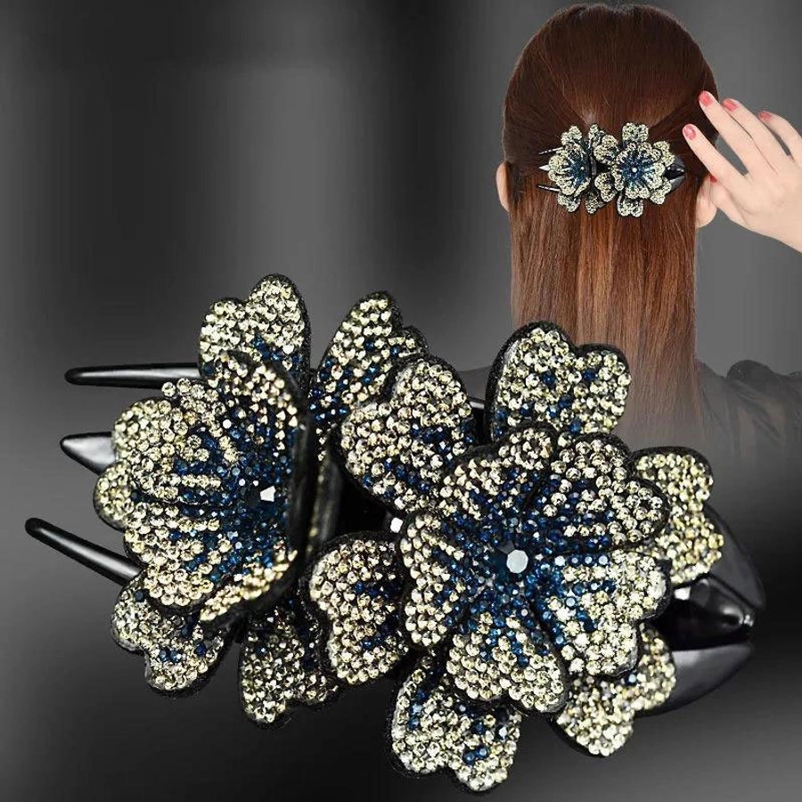 Korean Elegant Elegant Three-tooth Clip Hair Clip Mom Duckbill Clip Hair Fashion Headwear Big Grab Clip Back Head Hair Accessories