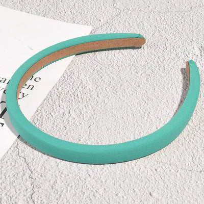 fashion candy color solid color sponge wide-sided headband