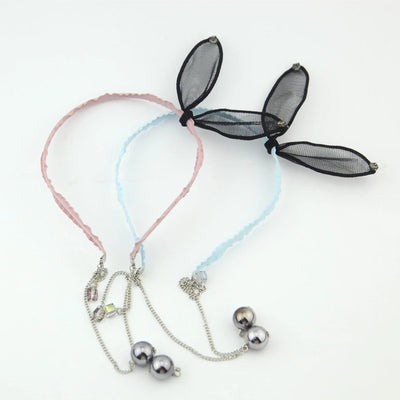 simple lace rabbit ears cute bow hairband