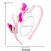 Girl'S Casual Elegant Cute Butterfly PVC Sequin Lace Hair Band
