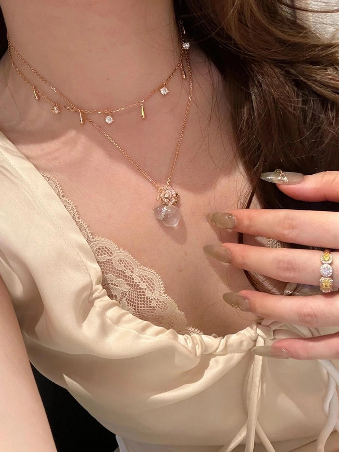 925 Sterling Silver Plating Flowers Plant Flowers