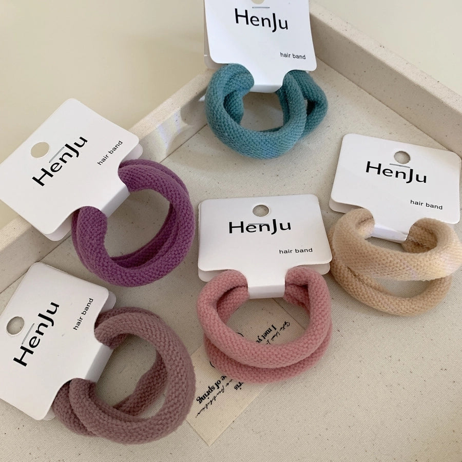 Women's Elegant Streetwear Solid Color Hair Tie