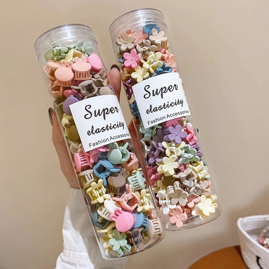 Women's Sweet Rabbit Heart Shape Arylic Hair Claws