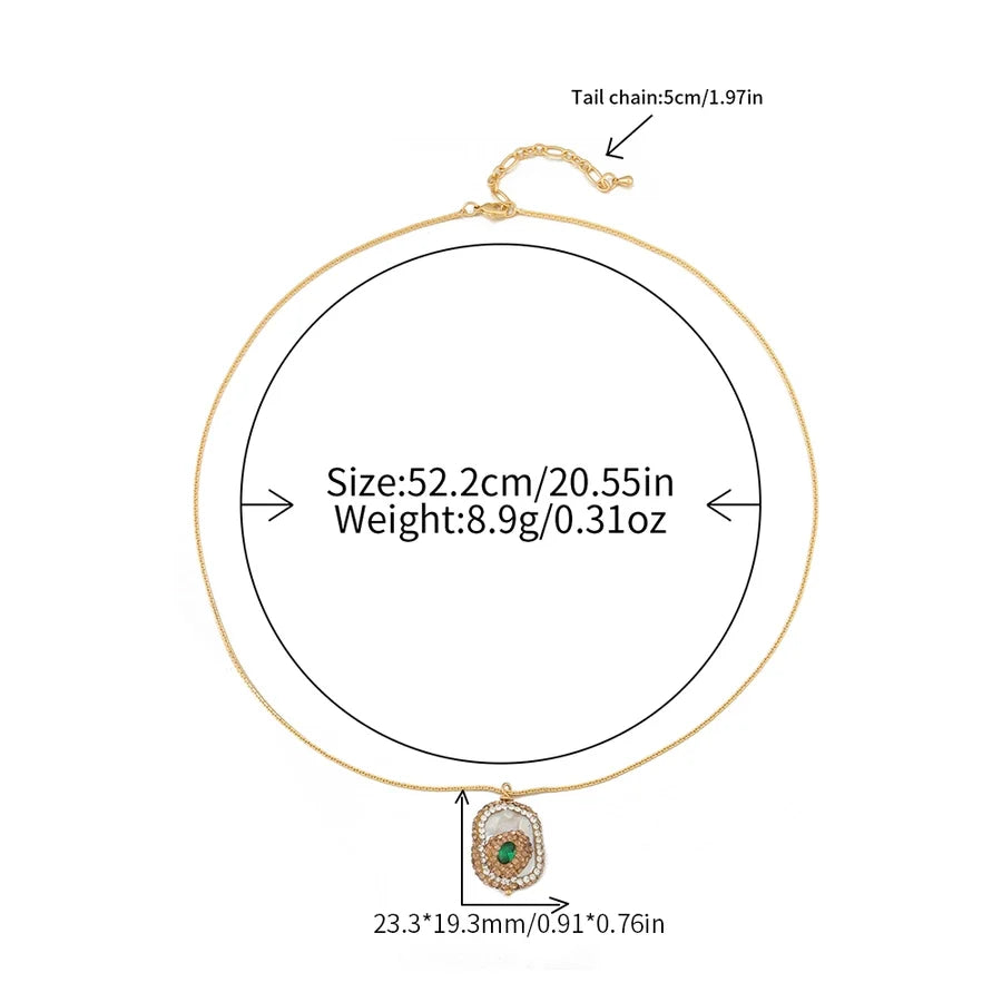 Casual Cute Commute Irregular Copper Necklace In Bulk