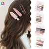 women's simple style geometric alloy plating hair clip