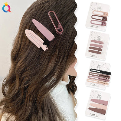 women's simple style geometric alloy plating hair clip