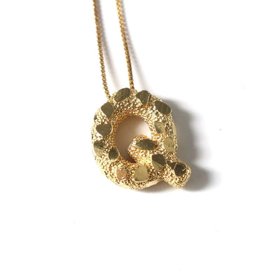 Jewelry Simple Style Classic Style letter Copper Pendant Necklace