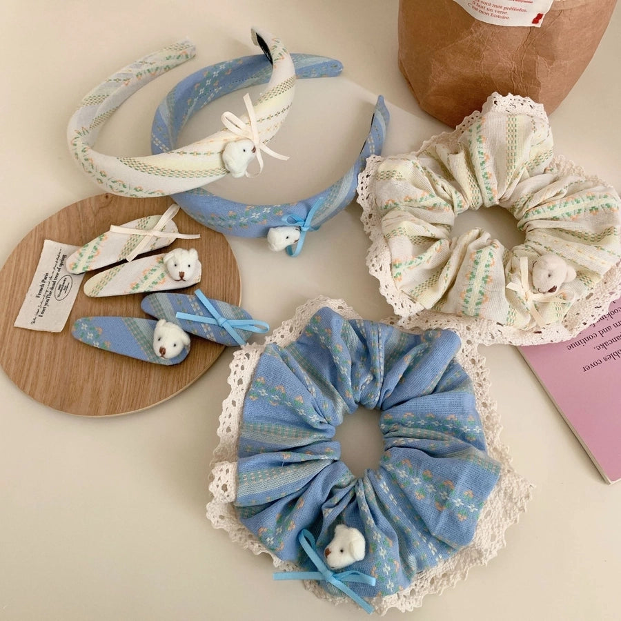 Women's Casual Elegant Streetwear Bow Knot Cloth Hair Clip Hair Band Hair Tie