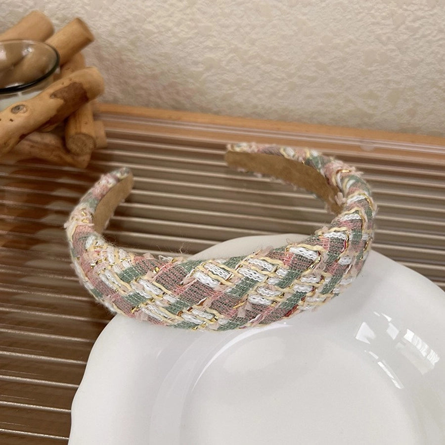 Women's Elegant Color Block Cloth Hair Band