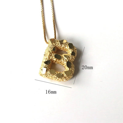 Jewelry Simple Style Classic Style letter Copper Pendant Necklace