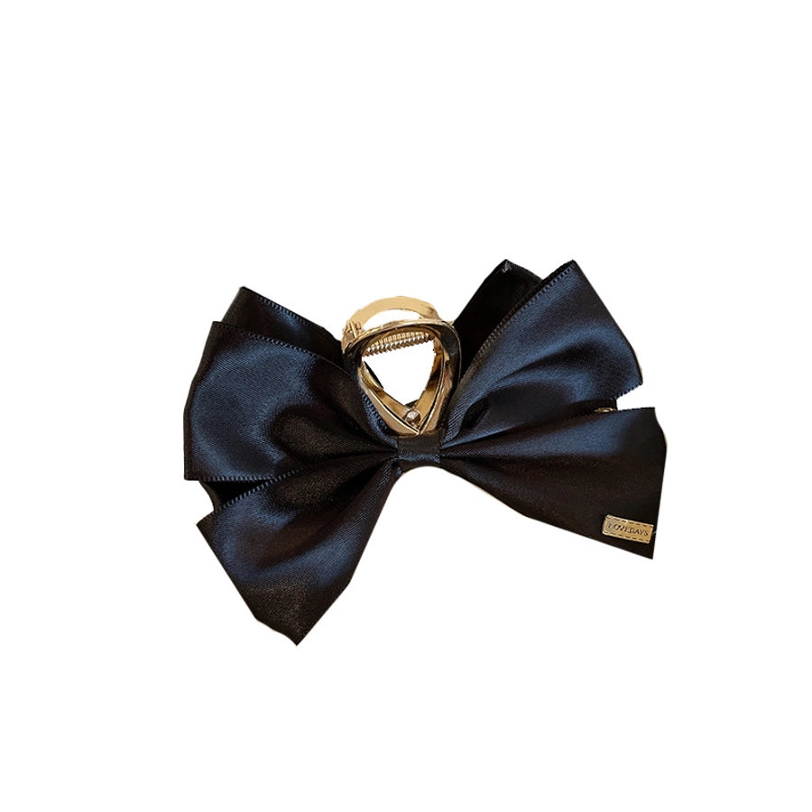 vintage style bow knot alloy cloth hair claws
