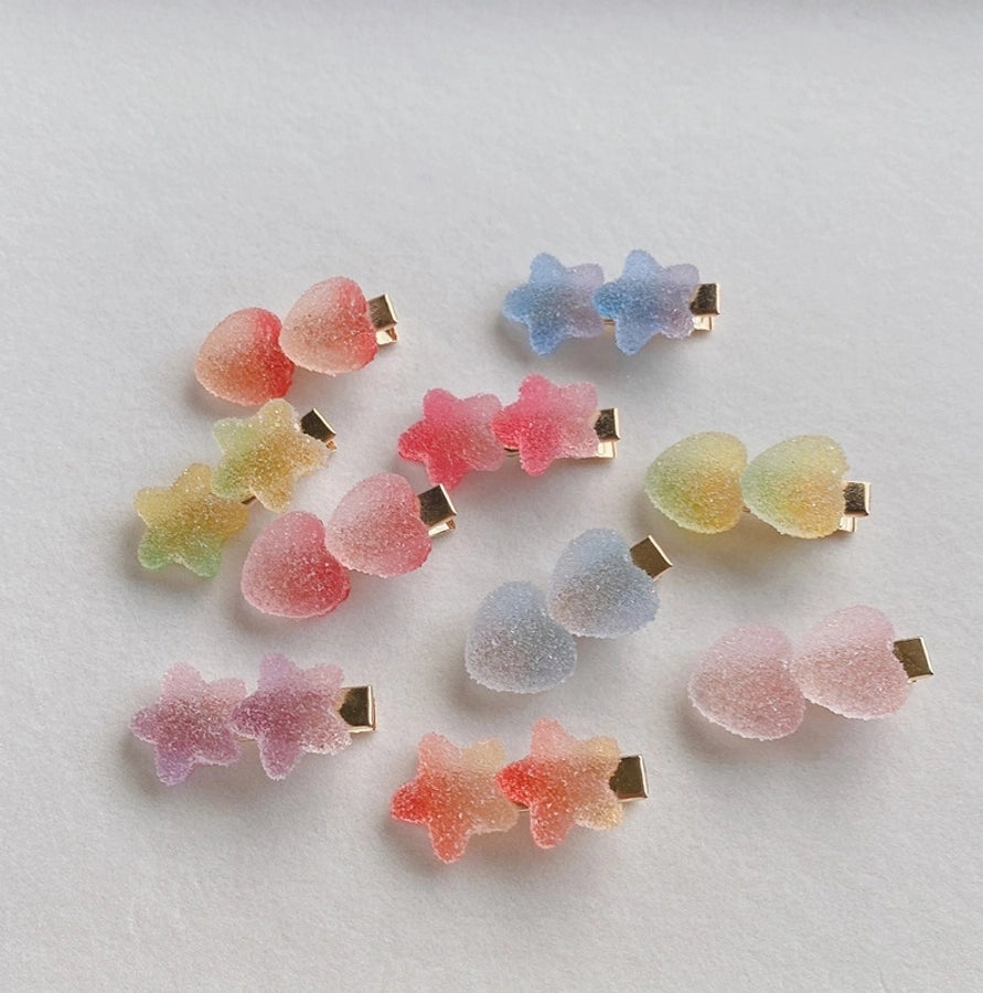 Korean version of the new imitation candy love stars hairpin hairband small cute rubber band headdress baby accessories