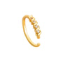 1 Piece Nose Rings & Studs Simple Style Geometric Heart Shape Alloy Plating Inlay Rhinestones Nose Rings & Studs