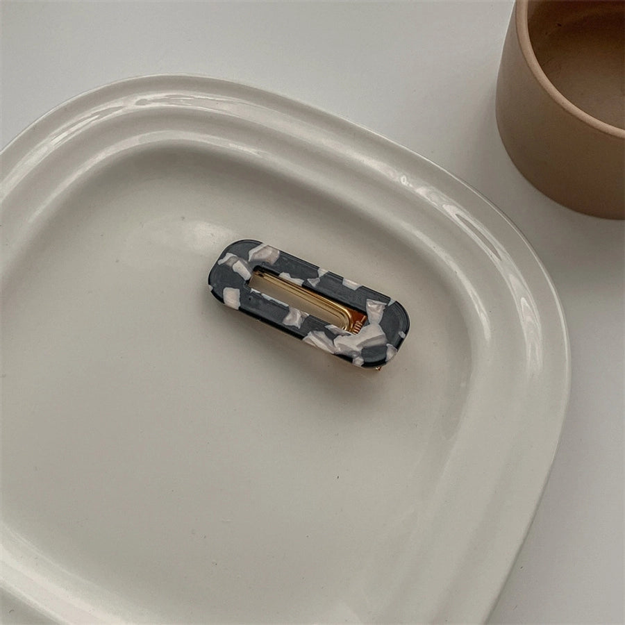 simple style flower acetic acid sheets printing hair clip 1 piece