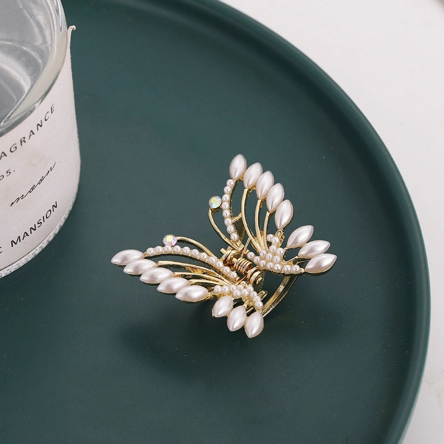 women's fashion butterfly alloy inlay rhinestones zircon hair claws