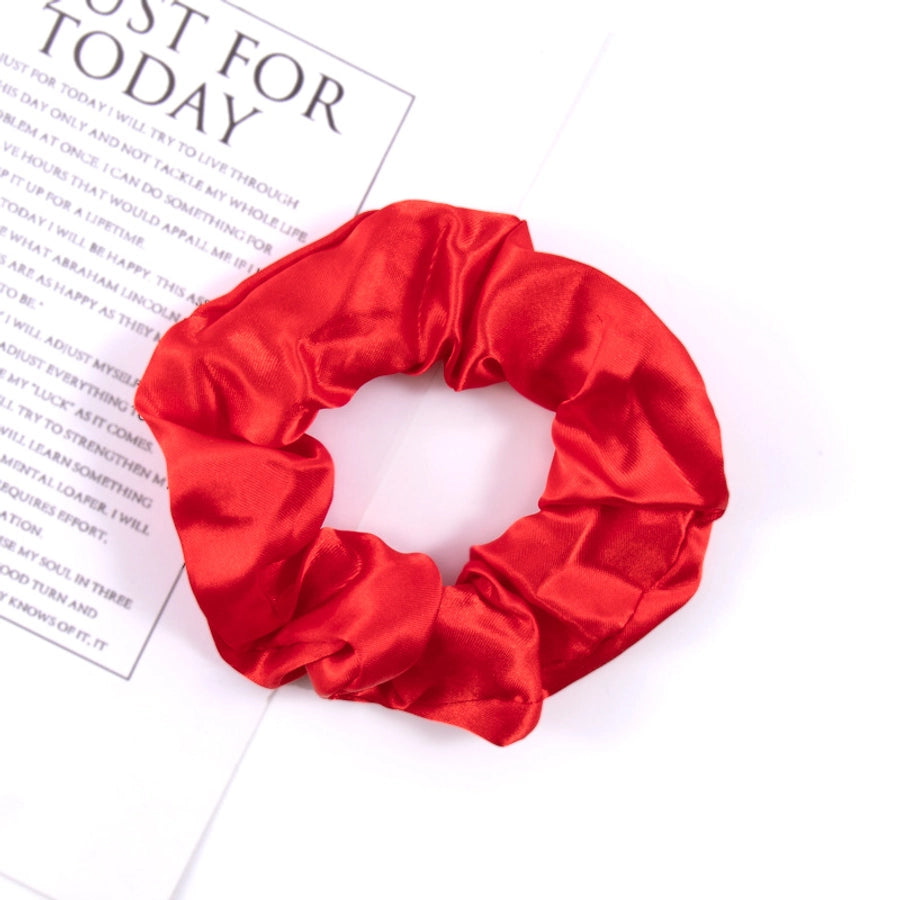 simple style solid color cloth hair tie