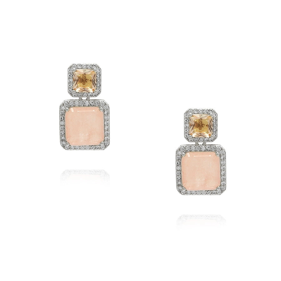 1 Pair Simple Style Commute Geometric Copper Ear Studs