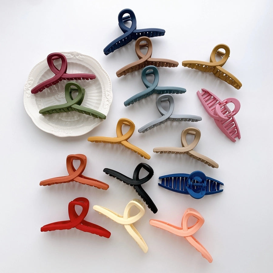 Women's Lady Geometric PS Stoving Varnish Hair Claws