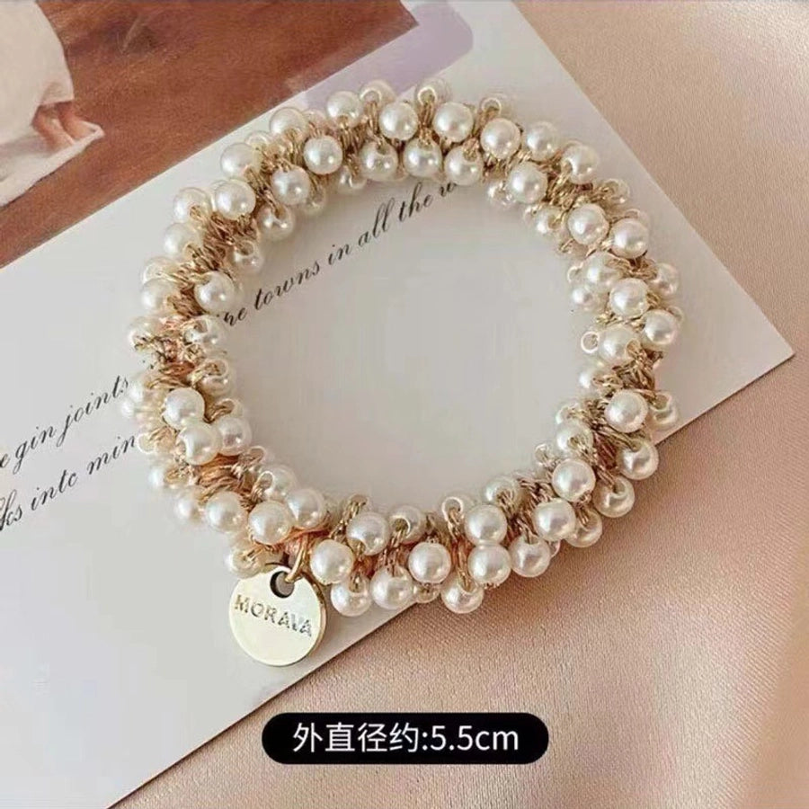 Women's Elegant Geometric Rhinestone Hair Tie