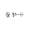 1 Pair Simple Style Round 304 Stainless Steel Ear Studs