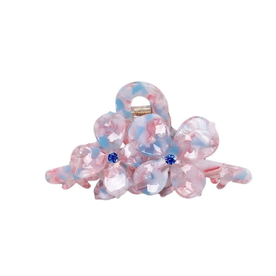 Women's Sweet Color Block Acetic acid sheets Hair Clip