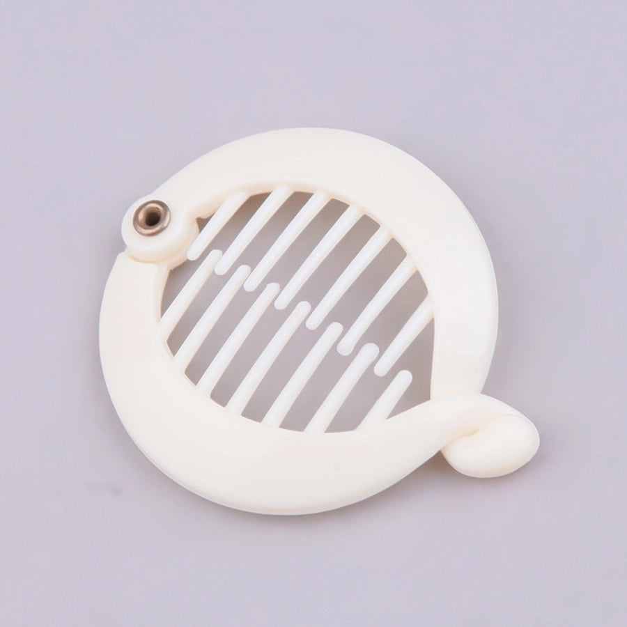 Factory direct  dedicated to simple solid color small round clip banana clip plastic fish clip