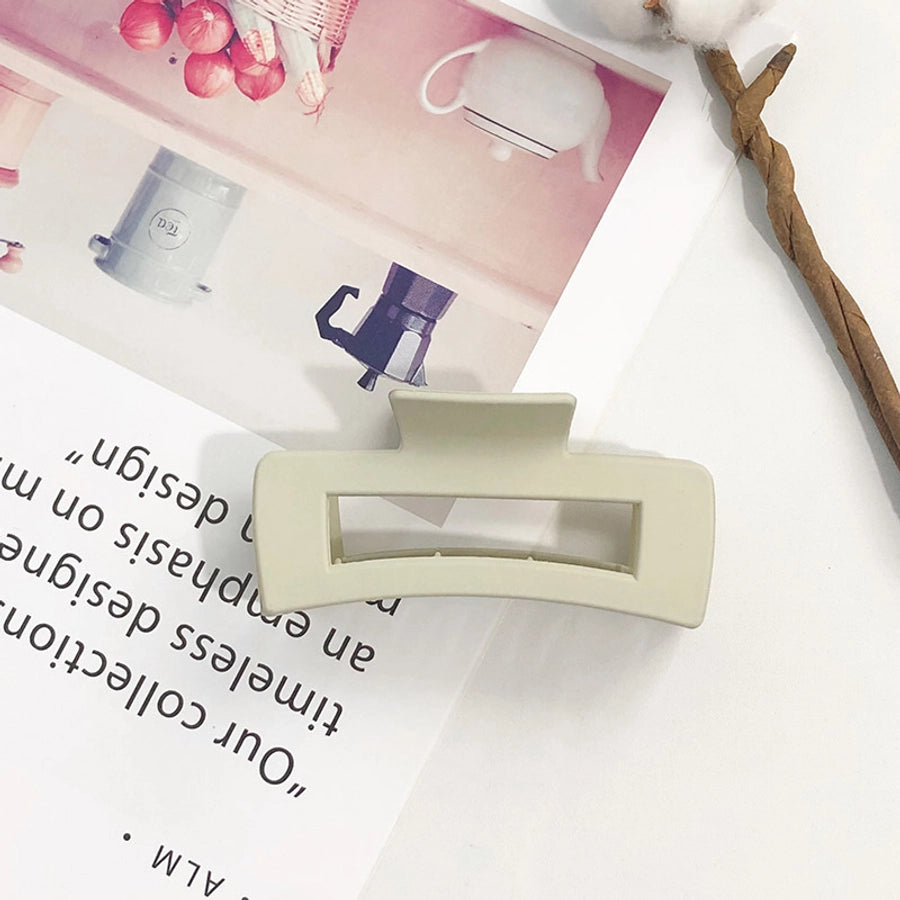 simple style geometric plastic hair claws