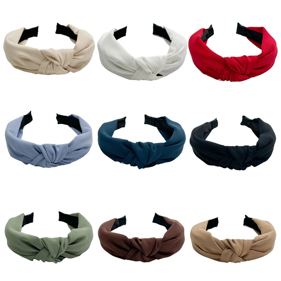 Women's Simple Style Solid Color Cloth Hair Band