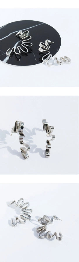 1 Pair Elegant Simple Style Geometric Brass 24K Gold Plated Ear Studs