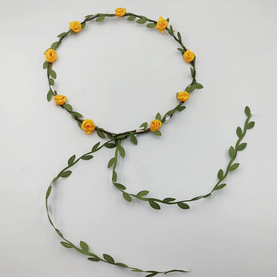 Women's Pastoral Flower Cloth Hair Band