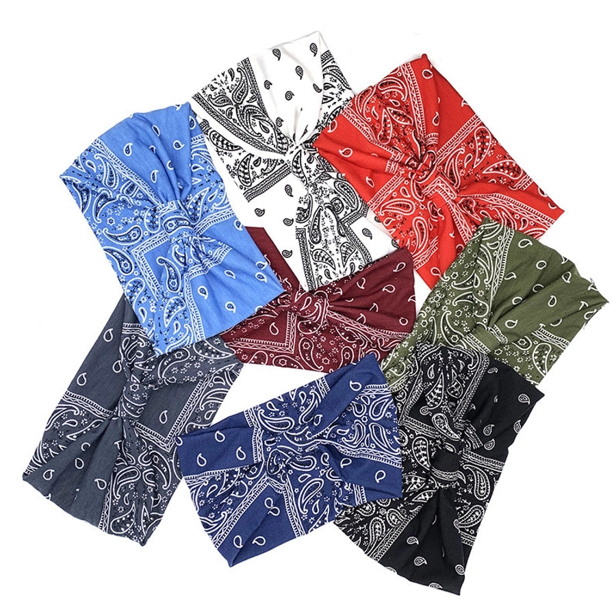 bohemian water droplets cloth hair band