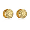1 Pair IG Style Pentagram Four Leaf Clover Round Plating Copper 18K Gold Plated Earrings