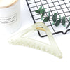 simple style triangle arylic stoving varnish hair claws 1 piece