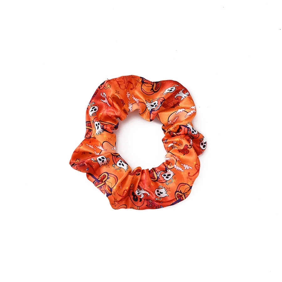 Halloween Basic Women's Pumpkin Polyester Hair Tie