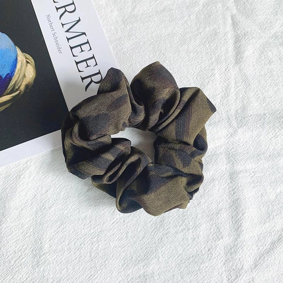 color leopard print hair band chiffon elastic hair rope nhof154782