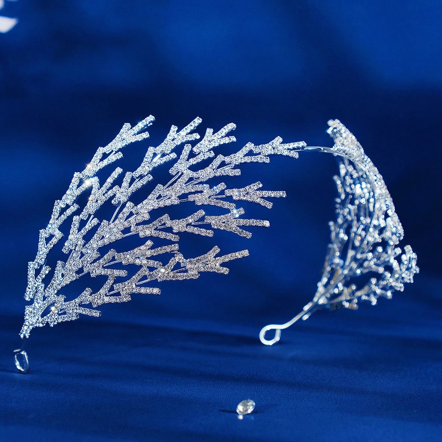 Women's Exaggerated Shiny Geometric Rhinestone Inlay Rhinestones Hair Band