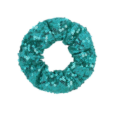 Women's Casual Simple Style Solid Color Cloth Sequins Hair Tie