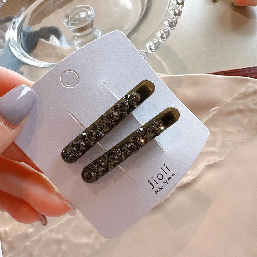 Women's Sweet Simple Style Heart Shape Alloy Hair Clip