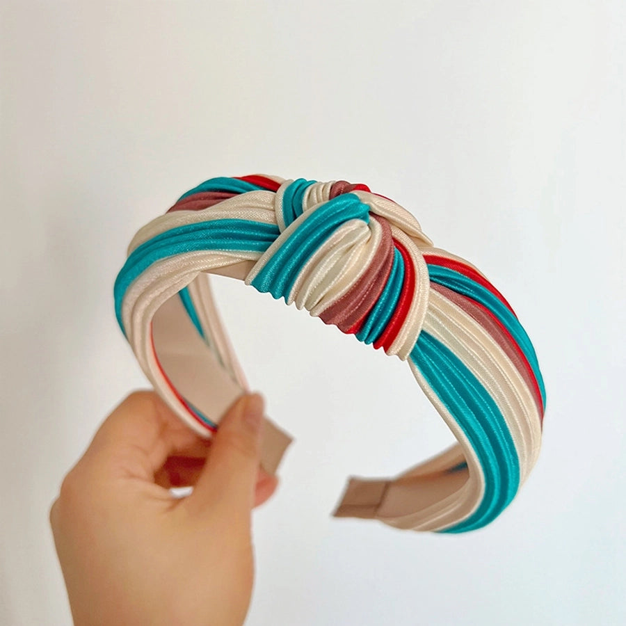 modern style multicolor cloth handmade hair band