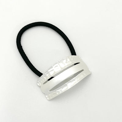 Women's Casual Elegant Solid Color Alloy Elastic Band Hair Tie