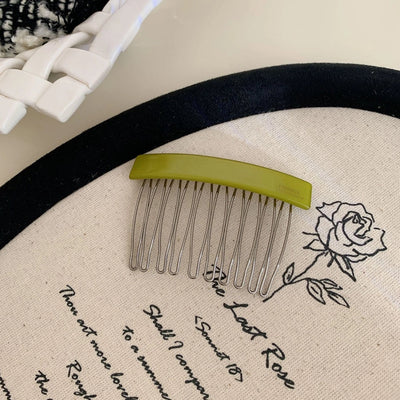 Women's Casual Simple Style Streetwear Geometric Acetic acid sheets Metal Insert comb