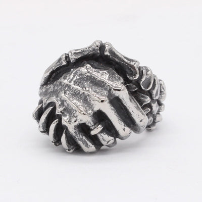 Jewelry Retro Punk Hand Skeleton 304 Stainless Steel Rings