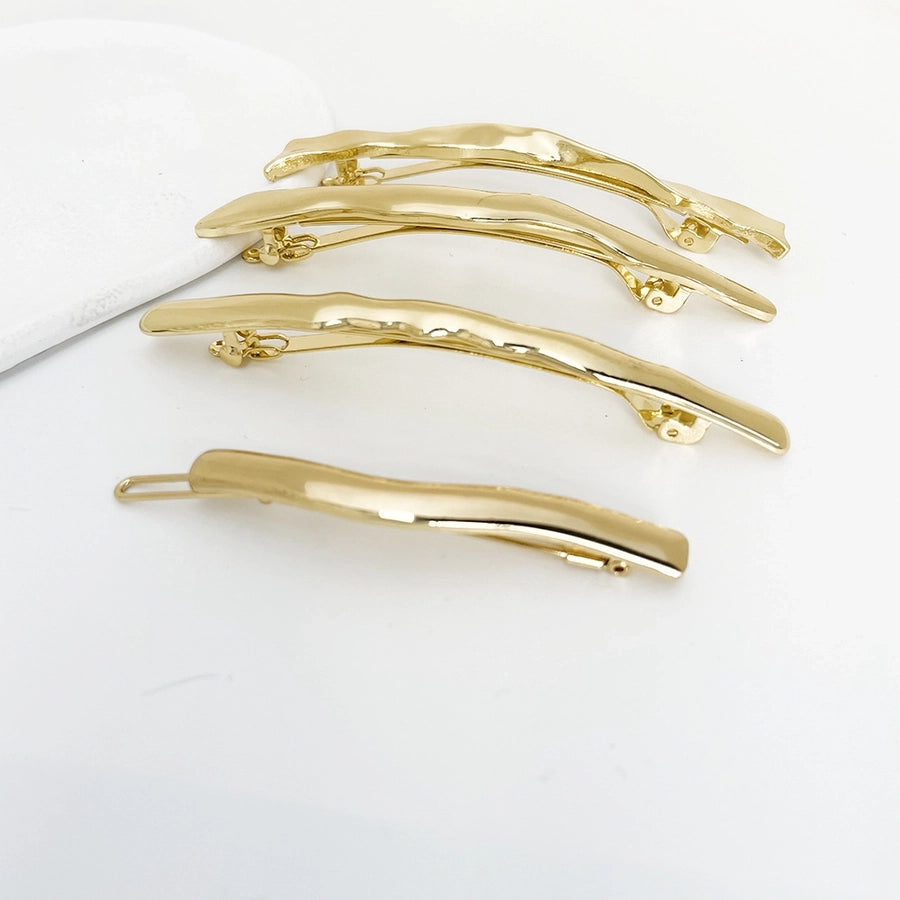 Women's Simple Style Geometric Alloy Plating Hair Clip