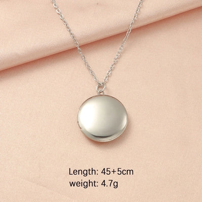 Jewelry IG Style Modern Style Classic Style Round 304 Stainless Steel Plating Pendant Necklace