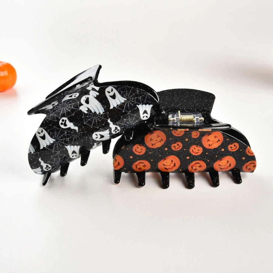 lady pumpkin spider ghost arylic hair claws